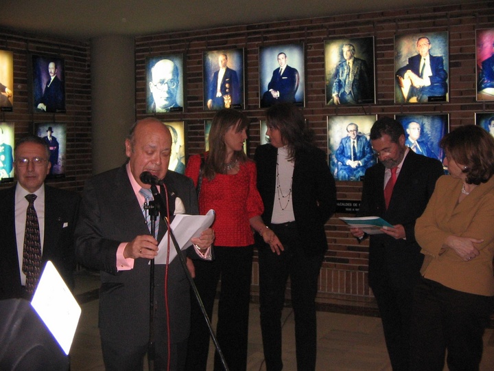 Inauguración de la muestra de belenes murcianos en el Museo de la Ciudad de Madrid. 2