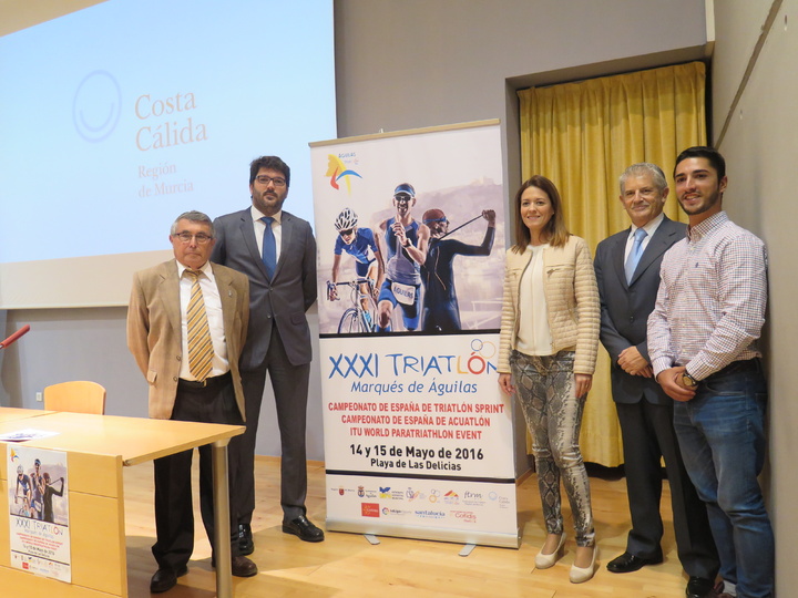 Presentación del 'XXXI Triatlón 'Marqués de Águilas'