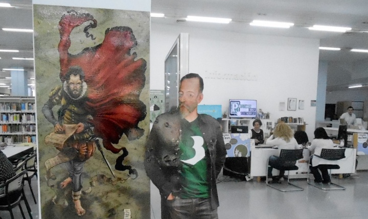La figura de Cervantes está centrando durante estas semanas las actividades de la Biblioteca Regional con motivo del cuarto centenario de su fallecimiento