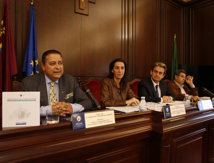 Presentación del Libro Blanco de la Construcción en la UCAM, Universidad Católica San Antonio de Murcia