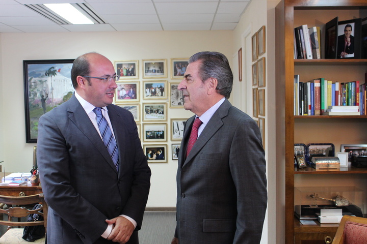 El presidente de la Comunidad se reunió con el expresidente chileno, Eduardo Frei Ruiz-Tagle.