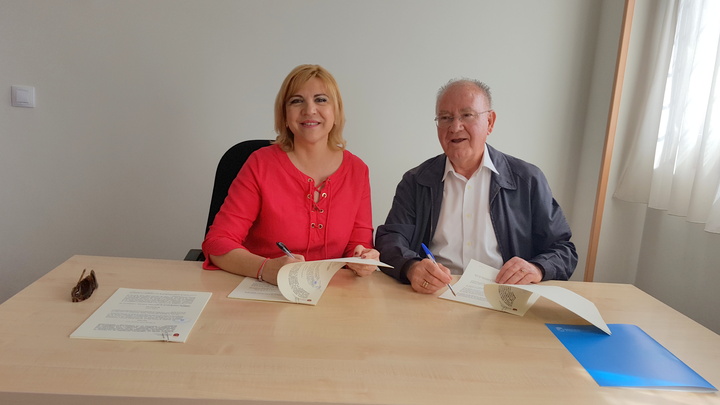 Firma de un convenio de colaboración con Fadis, Federación de Asociaciones de Disminuidos Psíquicos de Murcia