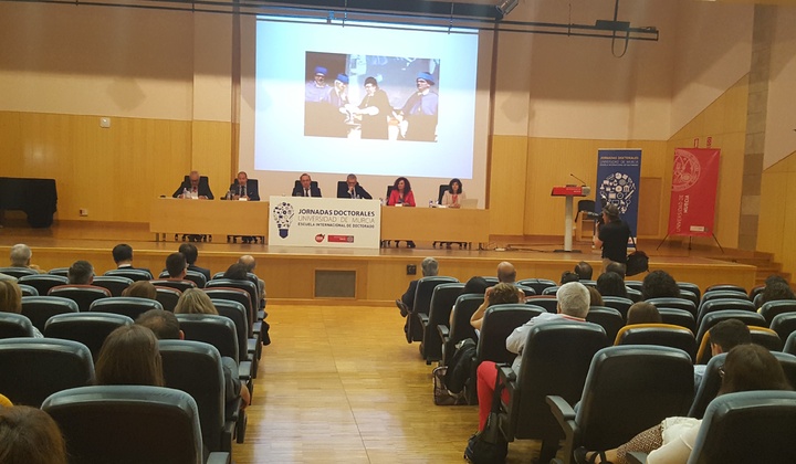 Inauguración de las II Jornadas doctorales de la Universidad de Murcia