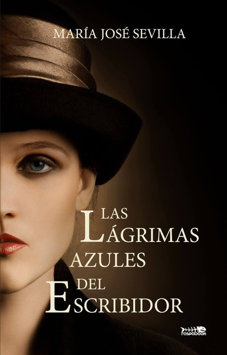 Portada del libro 'Las lágrimas azules del escribidor'  de María José Sevilla