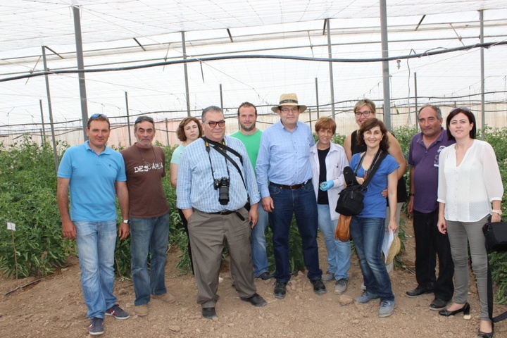 Una delegación de Asaja-Águilas visita las instalaciones del Imida