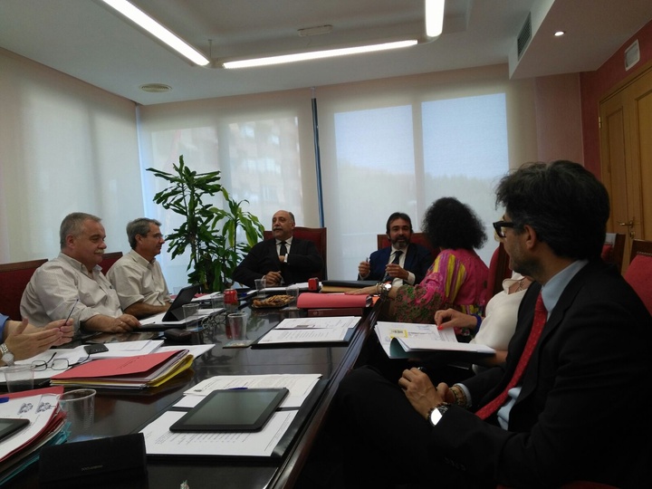 El Consejero de Fomento e Infraestructuras se reúne con el Colegio de Abogados de Murcia
