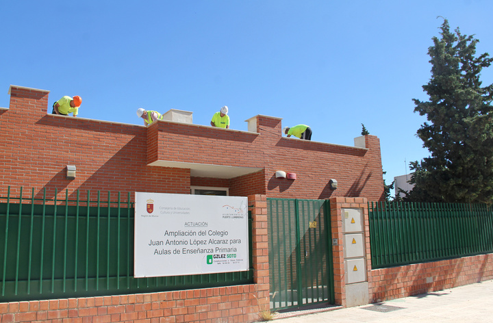 Obras de ampliación del colegio Juan Antonio López Alcaraz de Puerto Lumbreras / 2