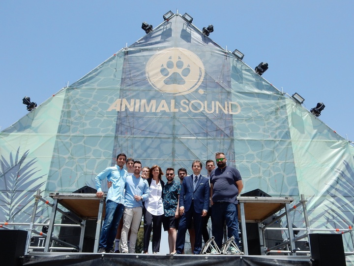 Visita a las instalaciones del festival 'Animal Sound'