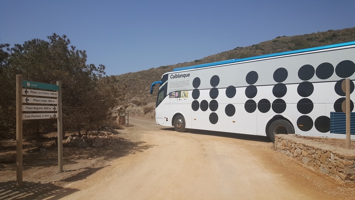 Servicio de accesos a Calblanque
