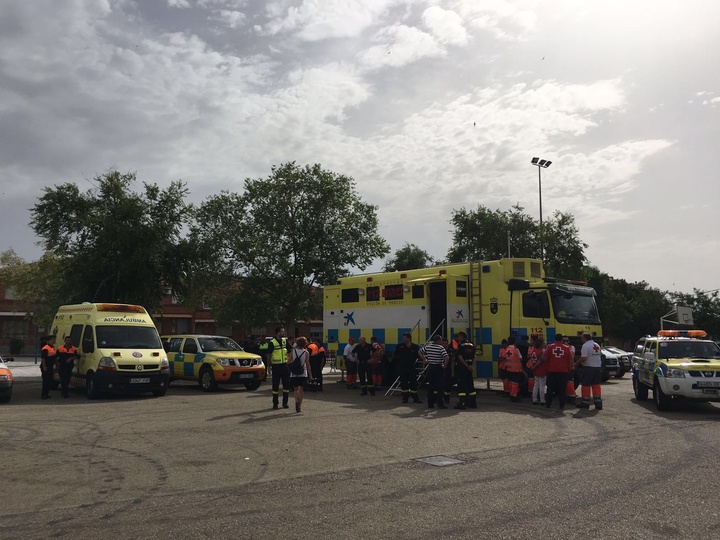 Simulacro de accidente en Totana (II)