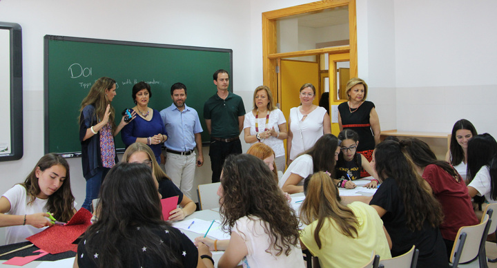 Visita campamento de inmersión lingüística al que este verano asisten 200 alumnos de 4º de educación secundaria obligatoria