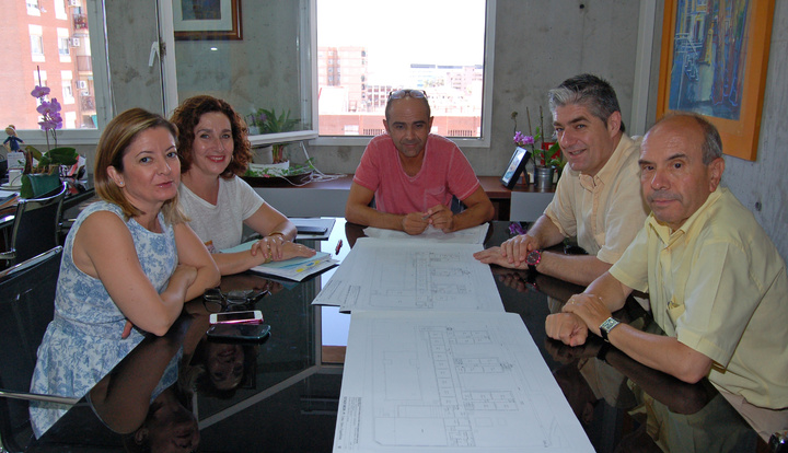 Reunión para planificar obras IES Alfonso X El Sabio