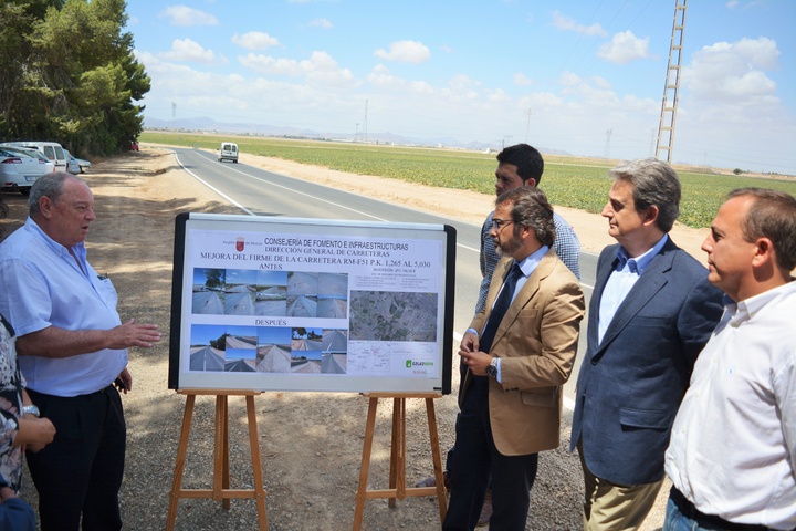 Inauguración de la carretera RM-F51 (Torre Pacheco-Pozo Estrecho) (1)