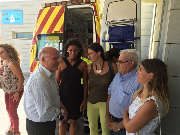 El director gerente del SMS (Servicio Murciano de Salud) visita el SUAP (Servicio de Urgencias de Atención Primaria) de La Unión