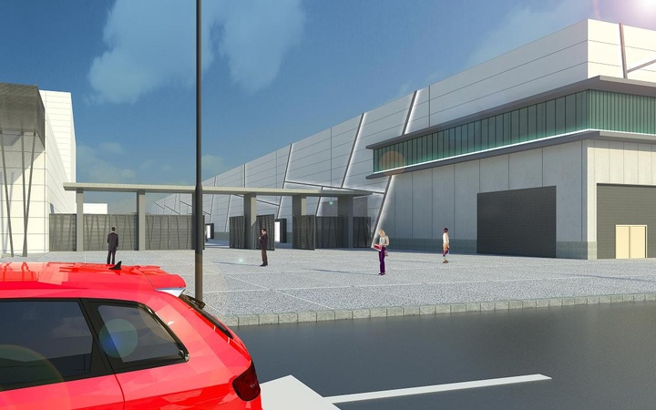 Nuevo pabellón del recinto ferial de Virgen de las Huertas