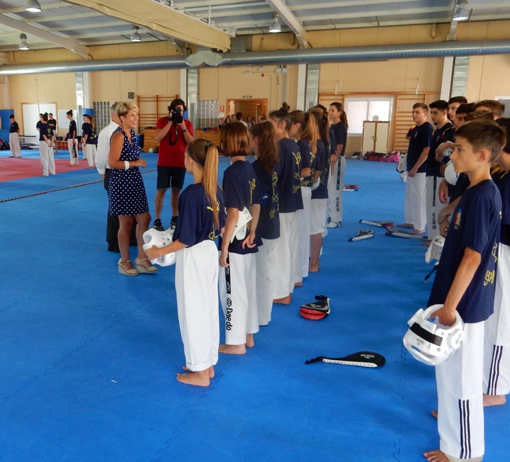 Visita Noelia Arroyo-Centro de Tecnificación Deportiva 'CAR Infanta Cristina' (II)
