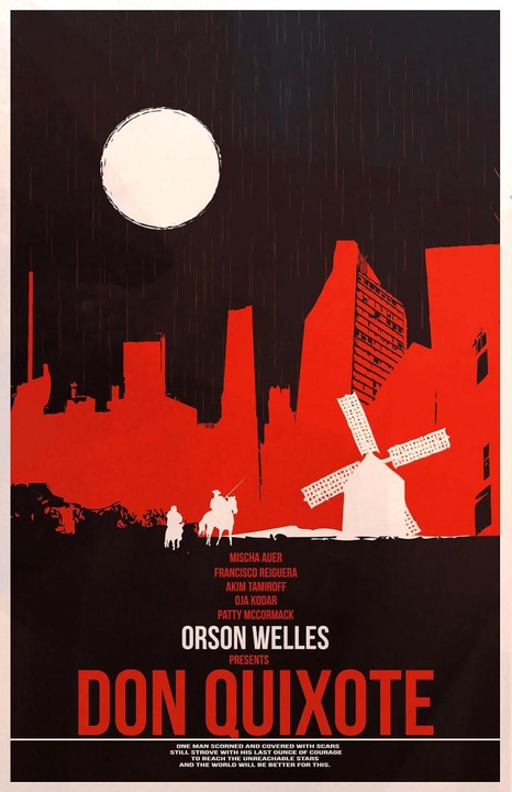 Cartel de 'Don Quijote de Orson Welles'