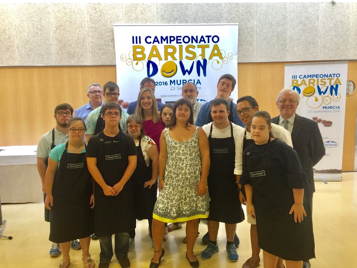 El Centro de Cualificación Turística (CCT) acogió hoy el III Campeonato Barista Down Murcia