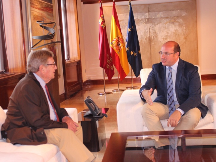 El presidente de la Comunidad se reúne con el presidente en funciones del Sindicato Central de Regantes del Acueducto Tajo-Segura