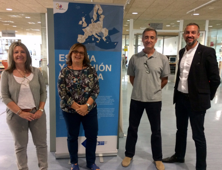Mapa recursos de la Unión Europea en la Región de Murcia