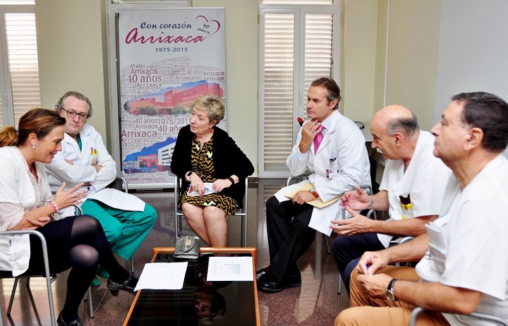 Visita a la unidad de ictus del servicio de Neurología del hospital Virgen de la Arrixaca