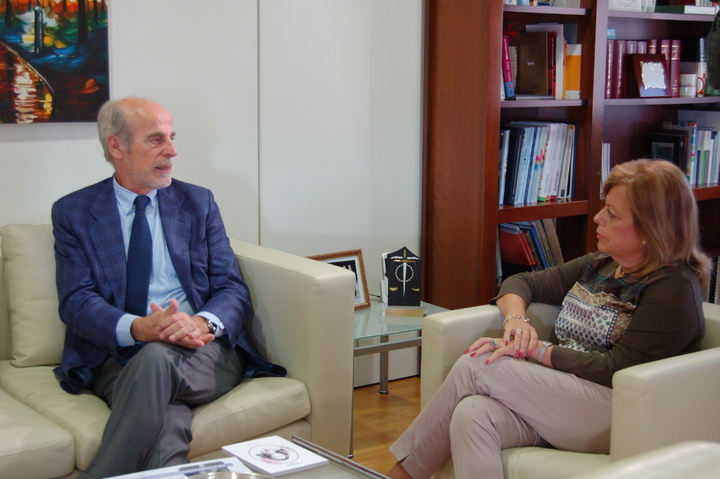 Reunión con el presidente del Consejo Social de la UPCT (Universidad Politécnica de Cartagena)