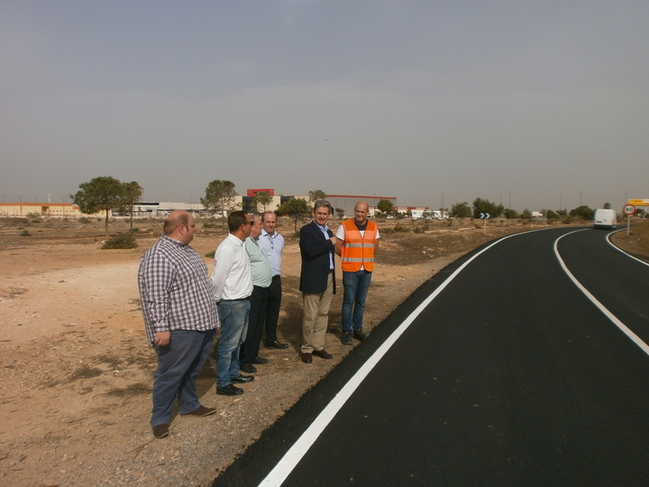 El director general de Carreteras visita la RM-F39
