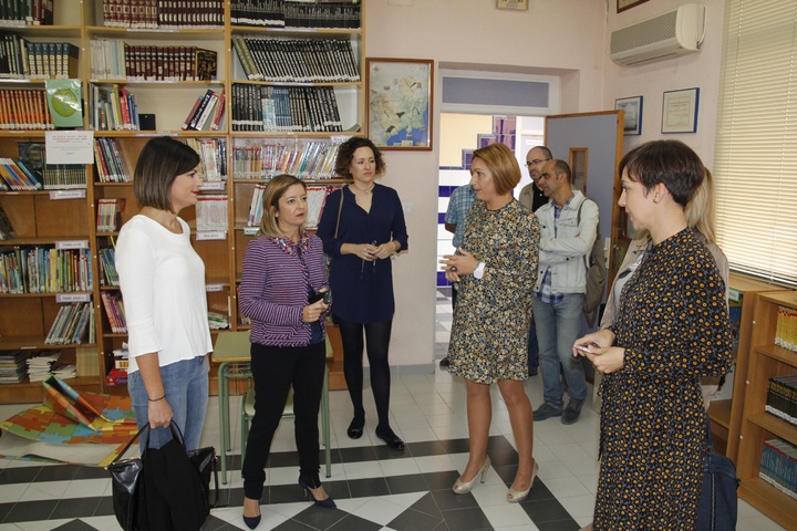 Visita al colegio Nuestra Señora del Rosario de Santomera