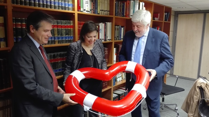 Reunión de la consejera de Sanidad con el presidente de la Sociedad Española de Cardiología