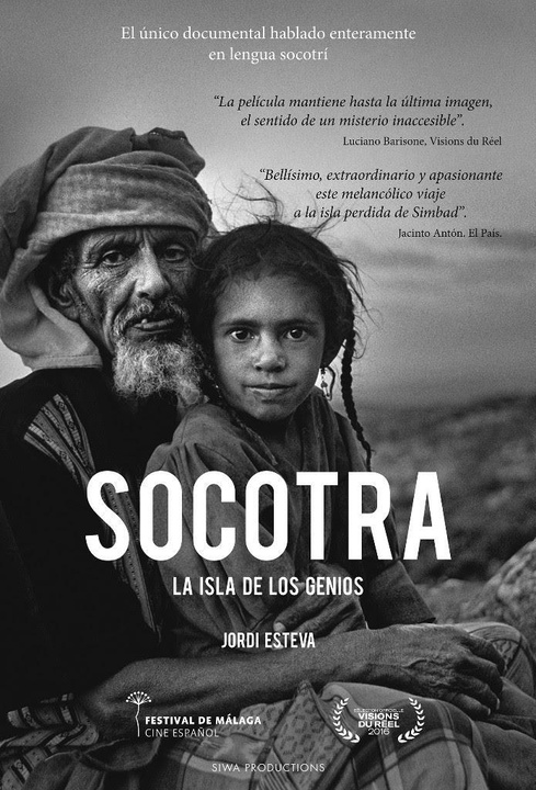 Cartel del documental de Jordi Esteva 'Socotra. La isla de los genios', que se proyectará este viernes en el Museo Arqueológico de Murcia dentro del seminario 'El mar de Tudmir'