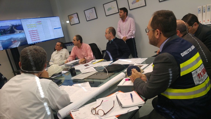 Seguimiento del simulacro 'Clean Port Cartagena'