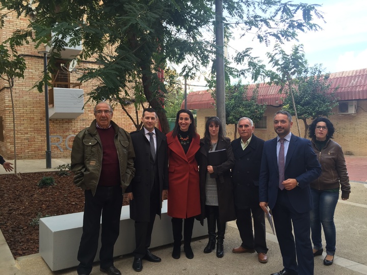 Visita a las obras de renovación de Los Rosales