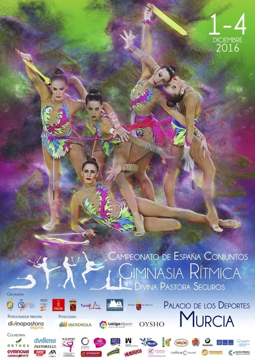 Cartel del Campeonato de España de Gimnasia Rítmica de Conjuntos