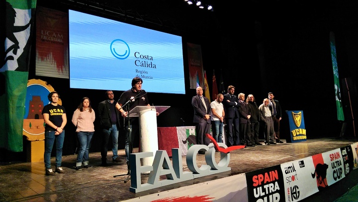 Cehegín ha acogido la presentación de la Universidad Católica San Antonio de Murcia Falco Trail