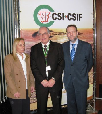 La consejera de Hacienda y Administración Pública, María Pedro Reverte, clausura VII congreso CSI-CSIF 2008