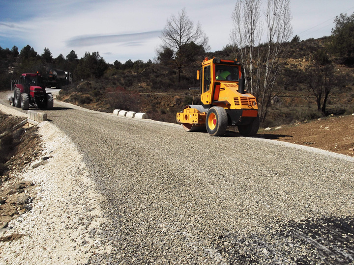 Trabajos de conservación en carreteras
