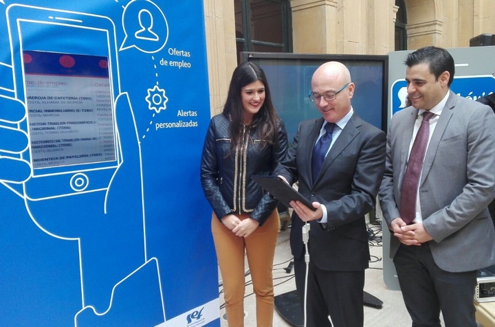 Presentación de la nueva aplicación móvil del Servicio Regional de Empleo y Formación