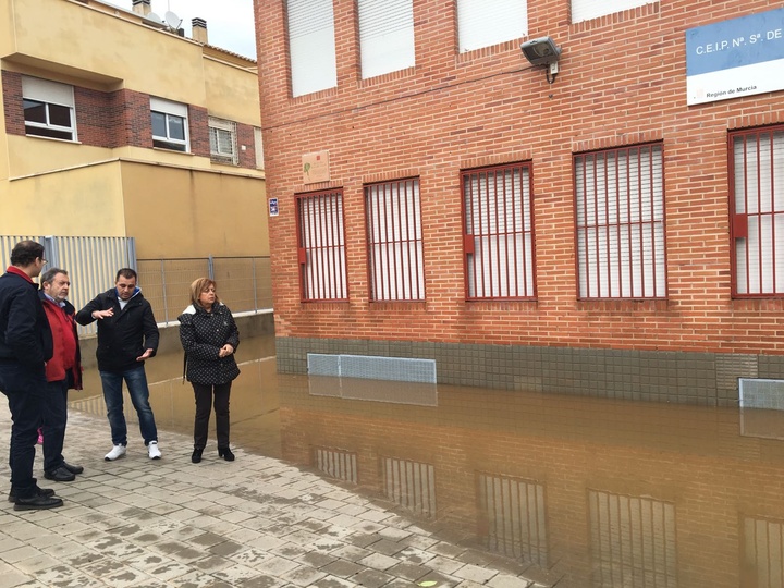 La consejera de Educación visita el colegio Nuestra Señora de la Antigua de Monteagudo, en Murcia