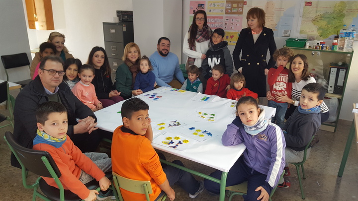 Visita a la escuela de Navidad de Conciliación de la vida familiar y laboral de Ricote