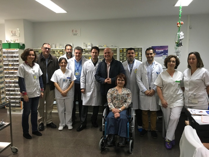 Visita a la 'Sala Blanca' del Servicio de Farmacia del Hospital de la Vega 'Lorenzo Guirao' de Cieza