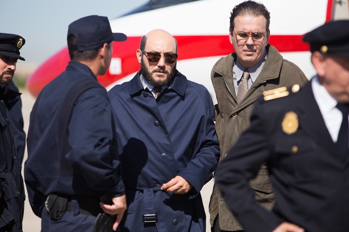 El actor murciano Carlos Santos en un fotograma de la película 'El hombre de las mil caras'
