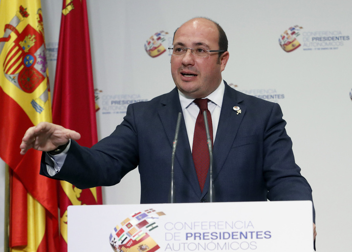 Pedro Antonio Sánchez en la VI Conferencia de Presidentes