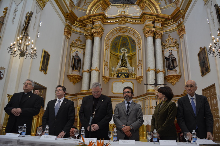 Acto de entrega de las placas conmemorativas de los Premios Unión Europea de Patrimonio Cultural 'Europa Nostra' entregadas a seis iglesias de Lorca
