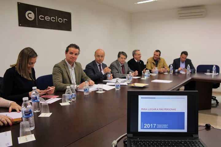 Presentación de los presupuestos a Ceclor y la Cámara de Comercio de Lorca y Puerto Lumbreras 2