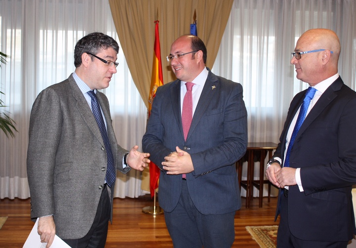 El presidente de la Comunidad se reúne con el ministro de Energía, Turismo y Agenda Digital, Álvaro Nadal (2)