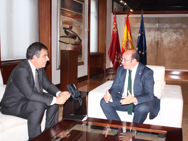 El presidente de la Comunidad se reúne con el secretario general de Ciencia e Innovación del Ministerio de Economía, Industria y Competitividad