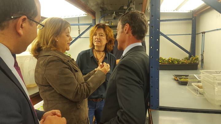 La consejera de Educación y Universidades, María Isabel Sánchez-Mora, visita los laboratorios del Centro de Edafología y Biología Aplicada del Segura / 2