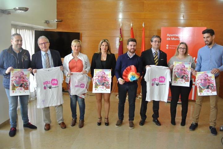 Presentación de la 'Holi Run'
