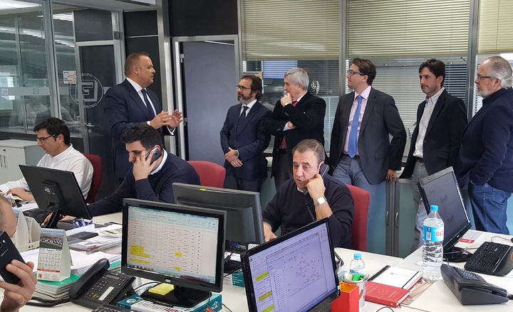 El consejero Pedro Rivera visita al Grupo Fuentes