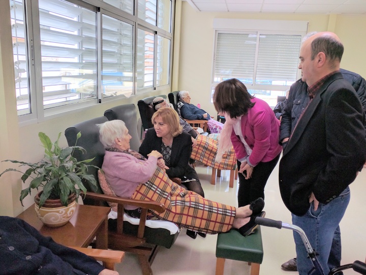 Visita a la residencia de Personas mayores de Cieza